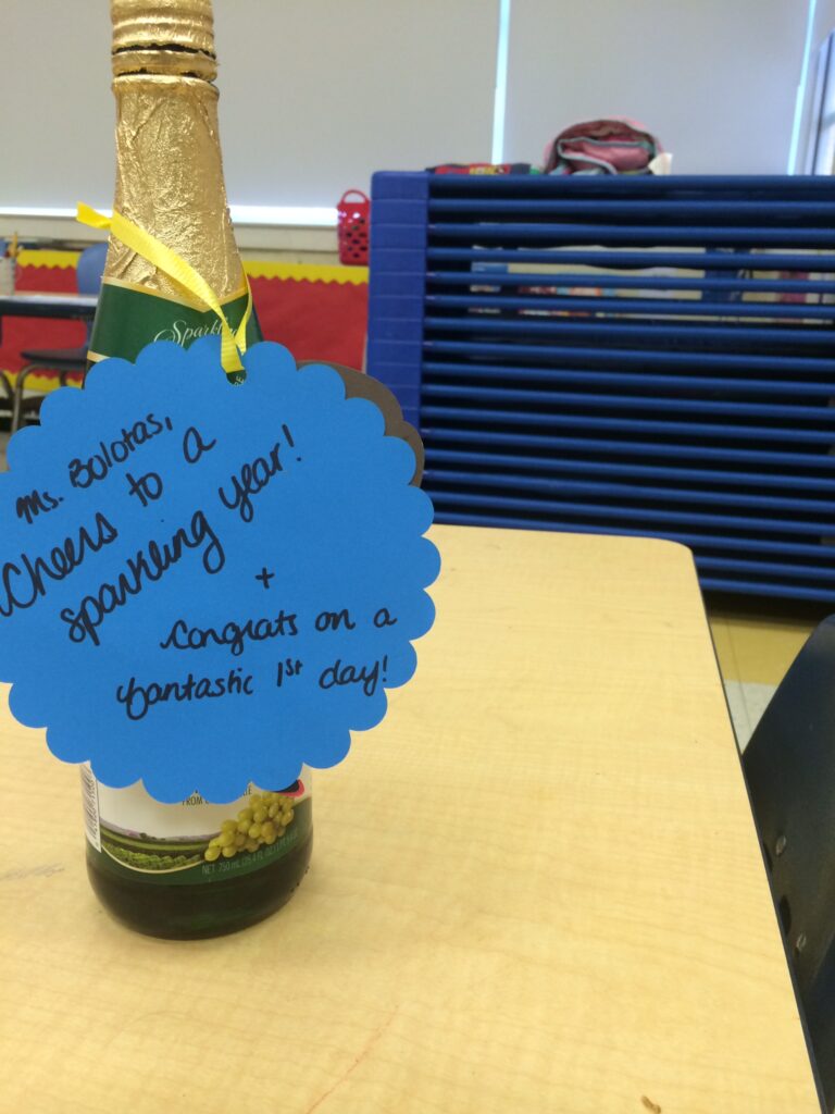 Cheers to a Sparkling Year!–Teacher Gift